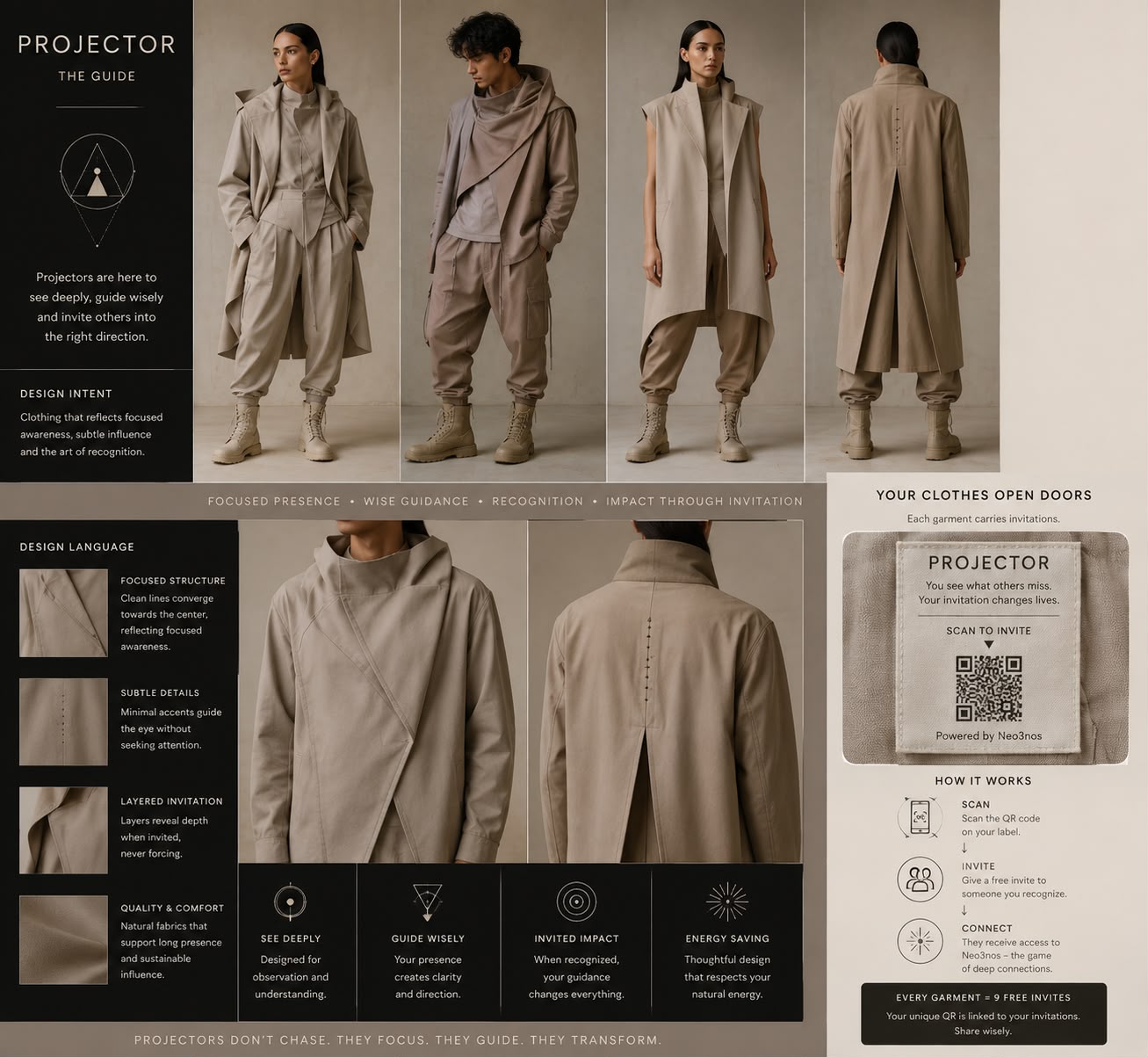 Projector clothing